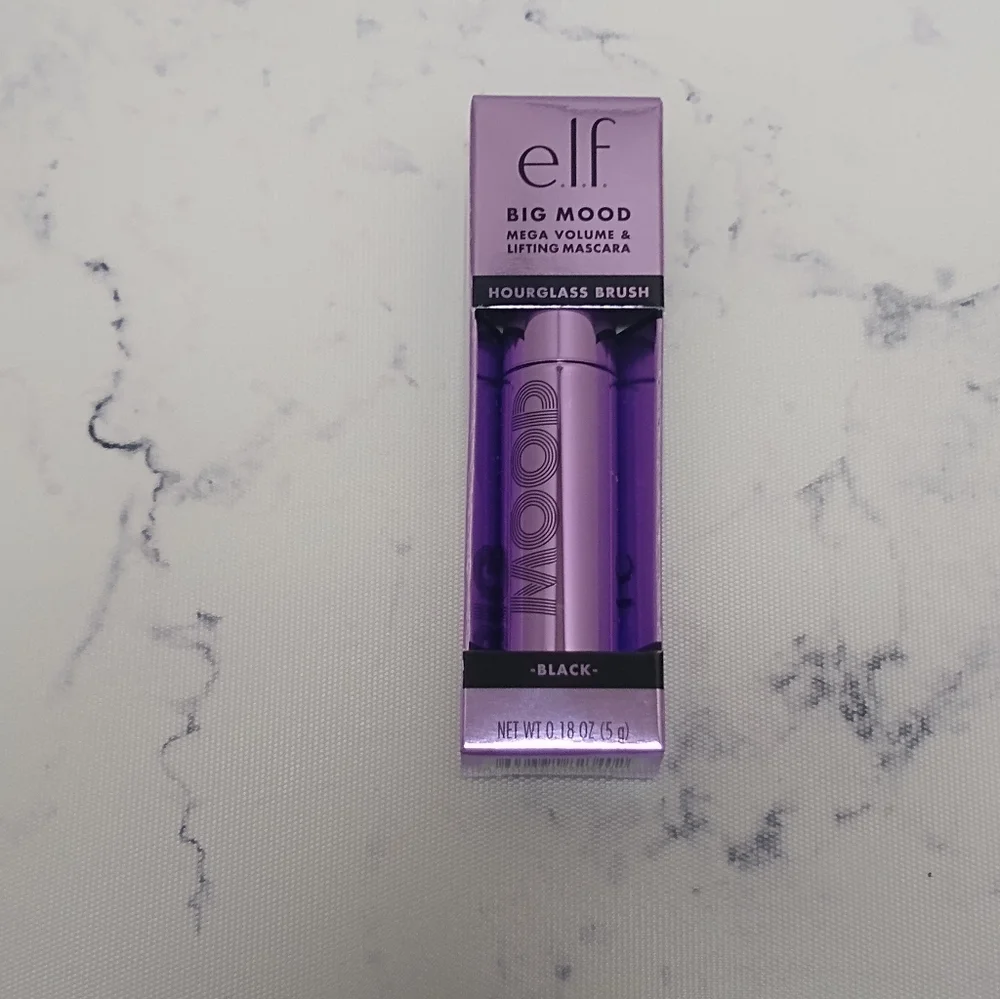 E.L.F Elf Big Mood Mascara in Black TRAVEL SIZE .18 oz